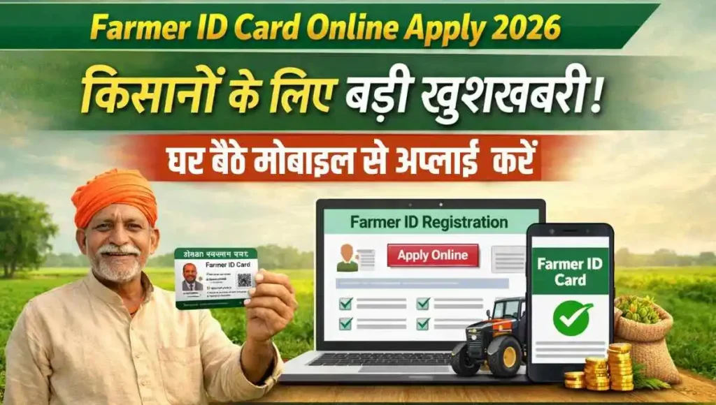 Breaking: Farmer ID Card Online Apply शुरू, बिना CSC ऐसे बनाएं किसान पहचान पत्र 2026