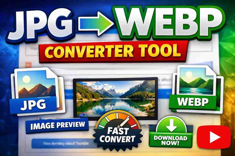 JPG to WEBP Converter Tool